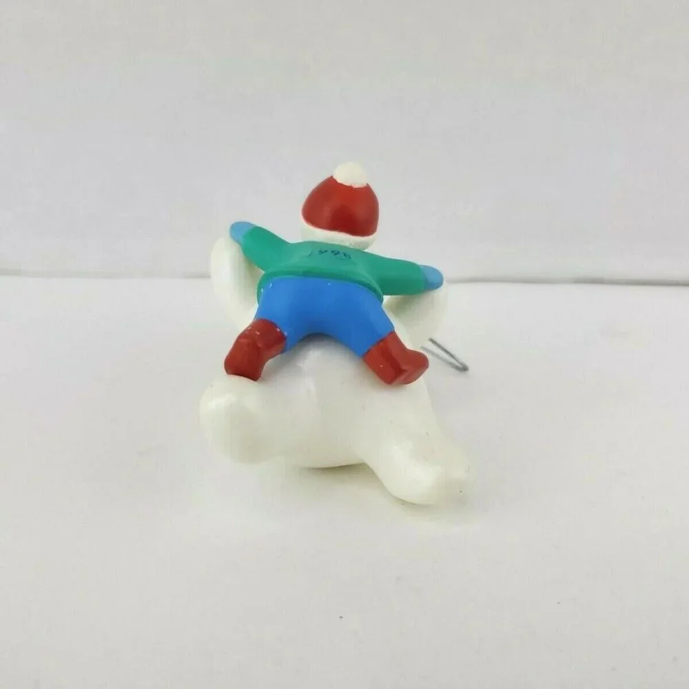 VTG Hallmark Keepsake Ornament - 1998 Fancy Footwork - Dancing Snowman & Child